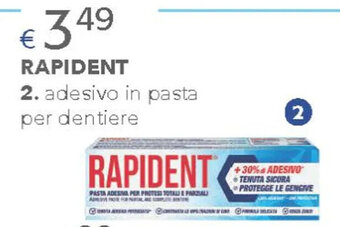Acqua & Sapone RAPIDENT adesivo in pasta per dentiere offerta
