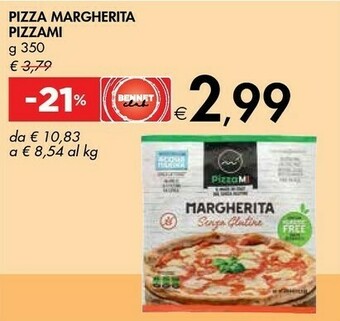 Bennet Pizzami Pizza Margherita offerta