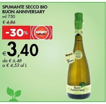 Bennet Buon Anniversary Spumante Secco Bio offerta