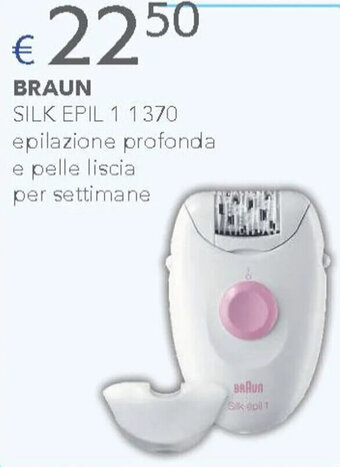Acqua & Sapone BRAUN SILK EPIL 1 1370 offerta