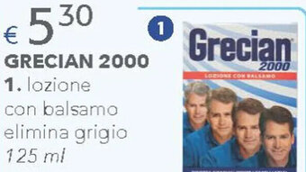 Acqua & Sapone GRECIAN 2000 lozione con balsamo elimina grigio 125 ml offerta
