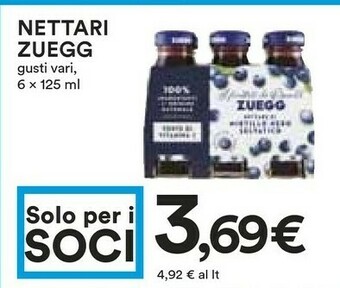 Coop Zuegg Nettari offerta