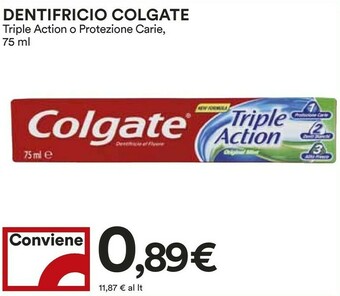 Coop Colgate Dentifricio offerta
