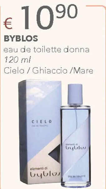 Acqua & Sapone BYBLOS eau de toilette donna 120 ml offerta