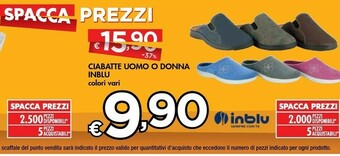 Bennet Inblu Ciabatte Uomo O Donna offerta