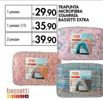 Bennet Bassetti Microfibra Stampata offerta
