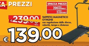 Bennet Gymline Tappeto Magnetico offerta