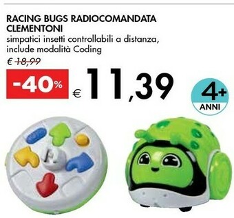 Bennet Clementoni Racing Bugs Radiocomandata offerta