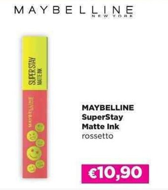 Acqua & Sapone MAYBELLINE SuperStay Matte Ink rossetto offerta
