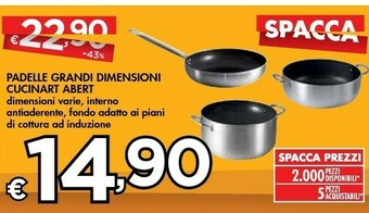 Bennet Abert Padelle Grandi Dimensioni Cucinart offerta