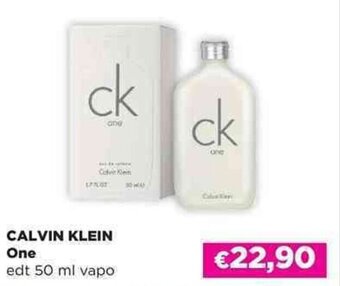 Acqua & Sapone CALVIN KLEIN One edt 50 ml vapo offerta