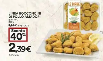 Coop Amadori Le Birbe Bocconcini Di Pollo 300 G(ml) offerta
