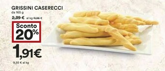 Coop Caserecci Grissini offerta