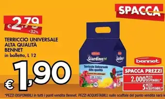 Bennet Terriccio Universale Alta Qualità offerta