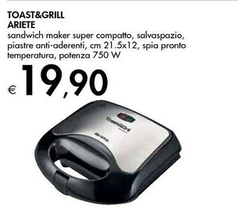 Bennet Ariete Toast & Grill offerta