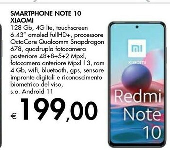 Bennet Area Zero Per Xiaomi Redmi Note 10, Redmi Note 10S offerta