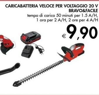 Bennet Bravo & Facile Caricabatteria Veloce Per Voltaggio offerta