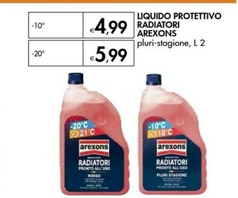 Bennet Arexons Protettivo Radiatori Rosso -20° 2 Lt offerta