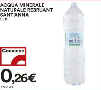 Coop Sant'anna Acqua Minerale Naturale Rebruant offerta