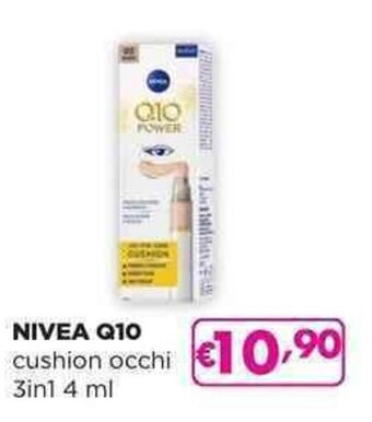 Acqua & Sapone NIVEA Q10 cushion occhi 3in1 4 ml offerta