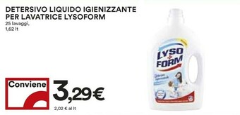 Coop Lysoform Detersivo Liquido Igienizzante Per Lavatrice offerta