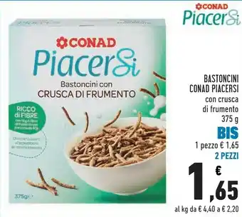 Conad Conad - AC Bastoncini Con Crusca Di Frumento 375 G(ml) offerta