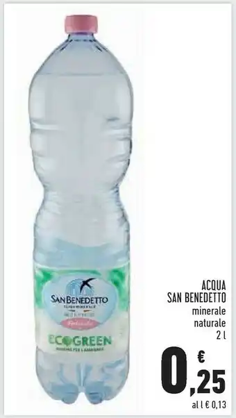 Conad San Benedetto San Benedetto - Acqua Minerale Naturale 2000 g(ml) offerta