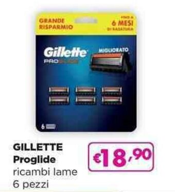 Acqua & Sapone GILLETTE Proglide ricambi lame 6 pezzi offerta