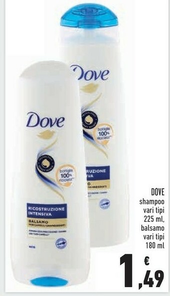 Conad Dove Shampoo / Balsamo offerta
