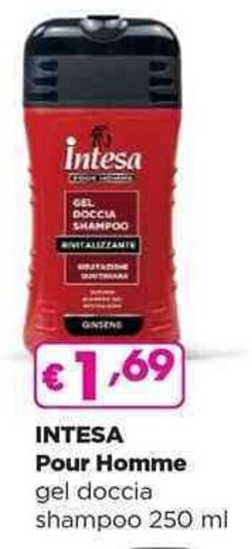 Acqua & Sapone INTESA Pour Homme gel doccia shampoo 250 ml offerta