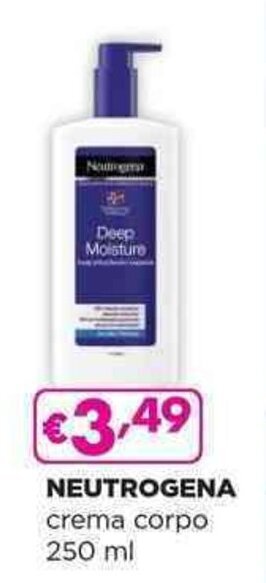 NEUTROGENA crema corpo 250 ml