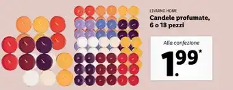 Lidl Livarno Home Candele Profumate offerta