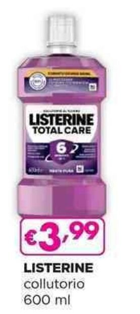 Acqua & Sapone LISTERINE collutorio 600 ml offerta