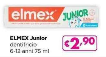 Acqua & Sapone ELMEX Junior dentifricio 6-12 anni 75 ml offerta