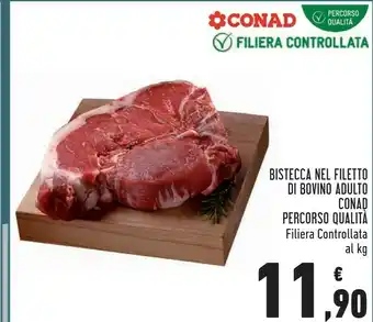 Conad Conad Bistecca Nel Filetto Di Bovino Adulto offerta
