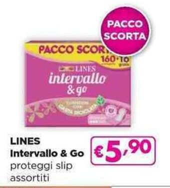 Acqua & Sapone LINES Intervallo & Go proteggi slip assortiti offerta
