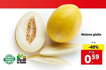 Lidl Melone Giallo offerta