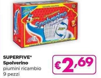 Acqua & Sapone SUPERFIVE* Spolverino piumini ricambio 9 pezzi offerta