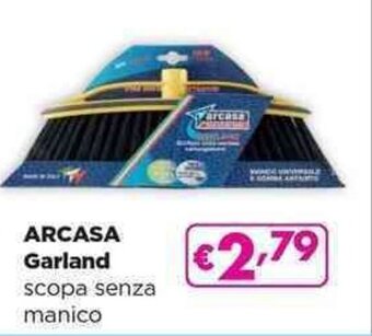 Acqua & Sapone ARCASA Garland scopa senza manico offerta