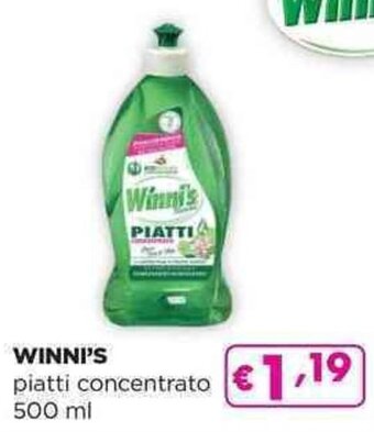 Acqua & Sapone WINNI'S piatti concentrato 500 ml offerta