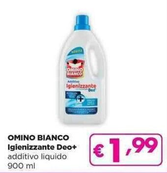 Acqua & Sapone OMINO BIANCO Igienizzante Deo+ additivo liquido 900 ml offerta