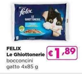 Acqua & Sapone FELIX Le Ghiottonerie bocconcini gatto 4x85 g offerta