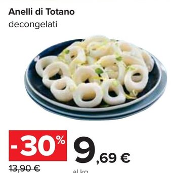 Carrefour Anelli di Totano decongelati offerta