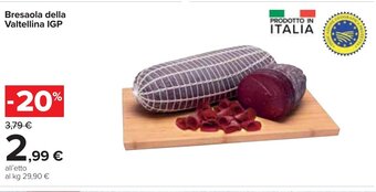 Carrefour Bresaola della Valtellina IGP offerta