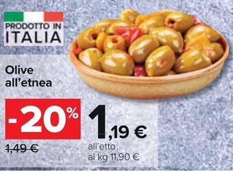 Carrefour Olive all'etnea offerta