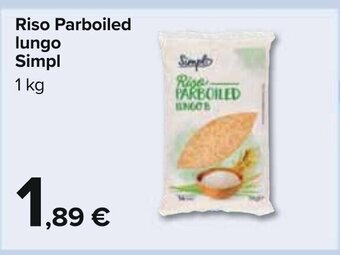 Carrefour Riso Parboiled lungo Simpl 1 kg offerta
