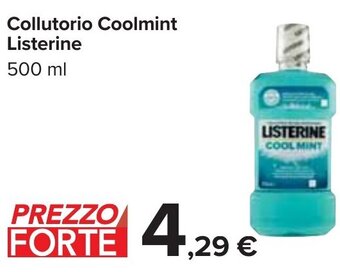 Carrefour Collutorio Coolmint Listerine 500 ml offerta