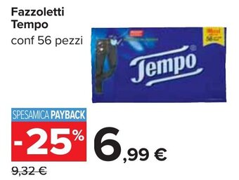 Carrefour Fazzoletti Tempo offerta