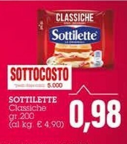Emi Supermercati Sottilette Classiche offerta