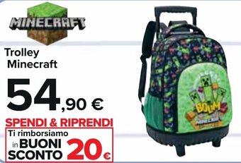 Carrefour Trolley Minecraft offerta